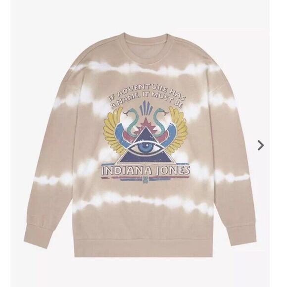 Our Universe Indiana Jones Sweatshirt Sz 4X Adventure Has A Name Tie-Dye - Picture 1 of 12